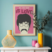 Load image into Gallery viewer, Beatles all you need is love poster