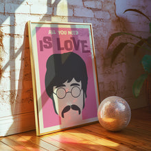 Load image into Gallery viewer, Beatles all you need is love poster
