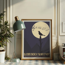 Load image into Gallery viewer, blackbird poster