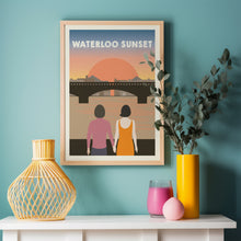Load image into Gallery viewer, kinks waterloo sunset poster