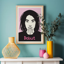 Load image into Gallery viewer, bjork debut poster