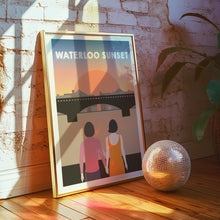 Load image into Gallery viewer, kinks waterloo sunset poster