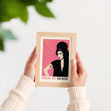 Load image into Gallery viewer, amy wnehouse back to black poster