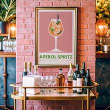 Load image into Gallery viewer, Aperol Spritz Cocktail Poster