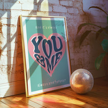 Load image into Gallery viewer, You And Me Song Poster