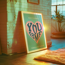 Load image into Gallery viewer, You And Me Song Poster