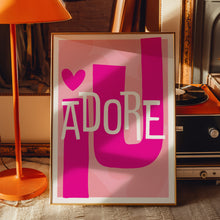 Load image into Gallery viewer, I Adore U Poster