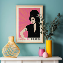 Load image into Gallery viewer, amy wnehouse back to black poster