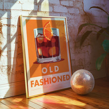 Load image into Gallery viewer, Old Fashioned Cocktail Poster
