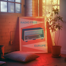 Load image into Gallery viewer, Radio Free Europe Poster