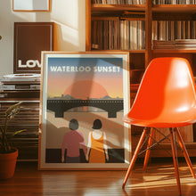 Load image into Gallery viewer, kinks waterloo sunset poster