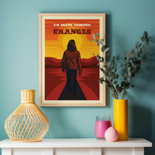 Load image into Gallery viewer, black sabbath changes song lyric poster