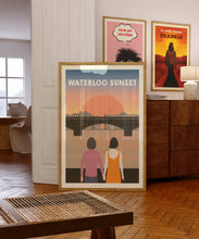 Load image into Gallery viewer, kinks waterloo sunset poster
