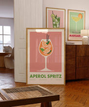 Load image into Gallery viewer, Aperol Spritz Cocktail Poster