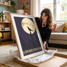 Load image into Gallery viewer, beatles blackbird poster