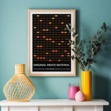 Load image into Gallery viewer, Original Pirate Material Poster