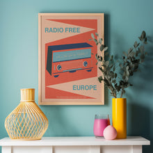 Load image into Gallery viewer, Radio Free Europe Poster
