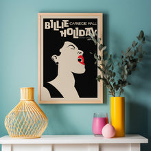 Load image into Gallery viewer, Billie Holiday Concert Poster