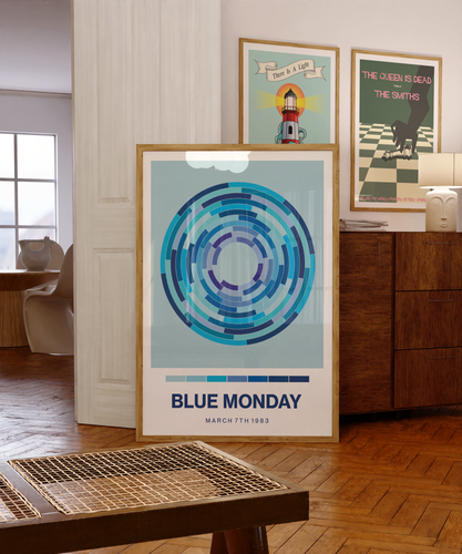 blue monday poster