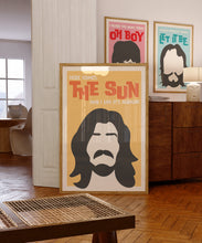 Load image into Gallery viewer, Beatles Here Comes The Sun Song Lyric Poster