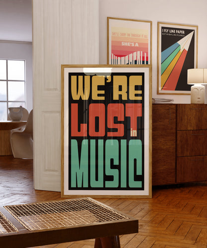 Lost In Music Poster