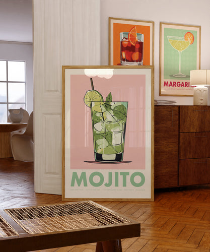 Mojito Cocktail Poster