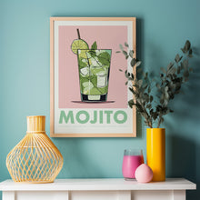 Load image into Gallery viewer, Mojito Cocktail Poster