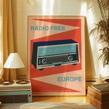 Load image into Gallery viewer, Radio Free Europe Poster