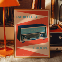 Load image into Gallery viewer, Radio Free Europe Poster