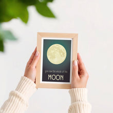 Load image into Gallery viewer, The Whole Of The Moon Poster