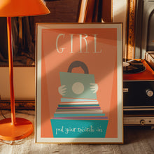 Load image into Gallery viewer, Girl Put Your Records On Poster