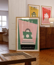 Load image into Gallery viewer, Girl Put Your Records On Poster