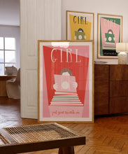 Load image into Gallery viewer, Girl Put Your Records On Poster