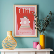 Load image into Gallery viewer, Girl Put Your Records On Poster