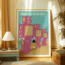 Load image into Gallery viewer, Pink Robots Poster