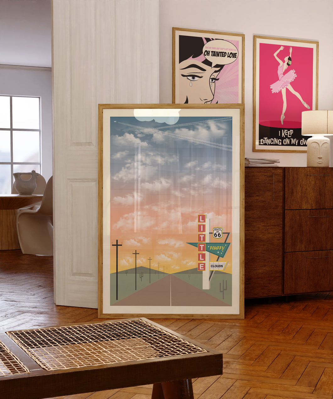 Little Fluffy Clouds Poster
