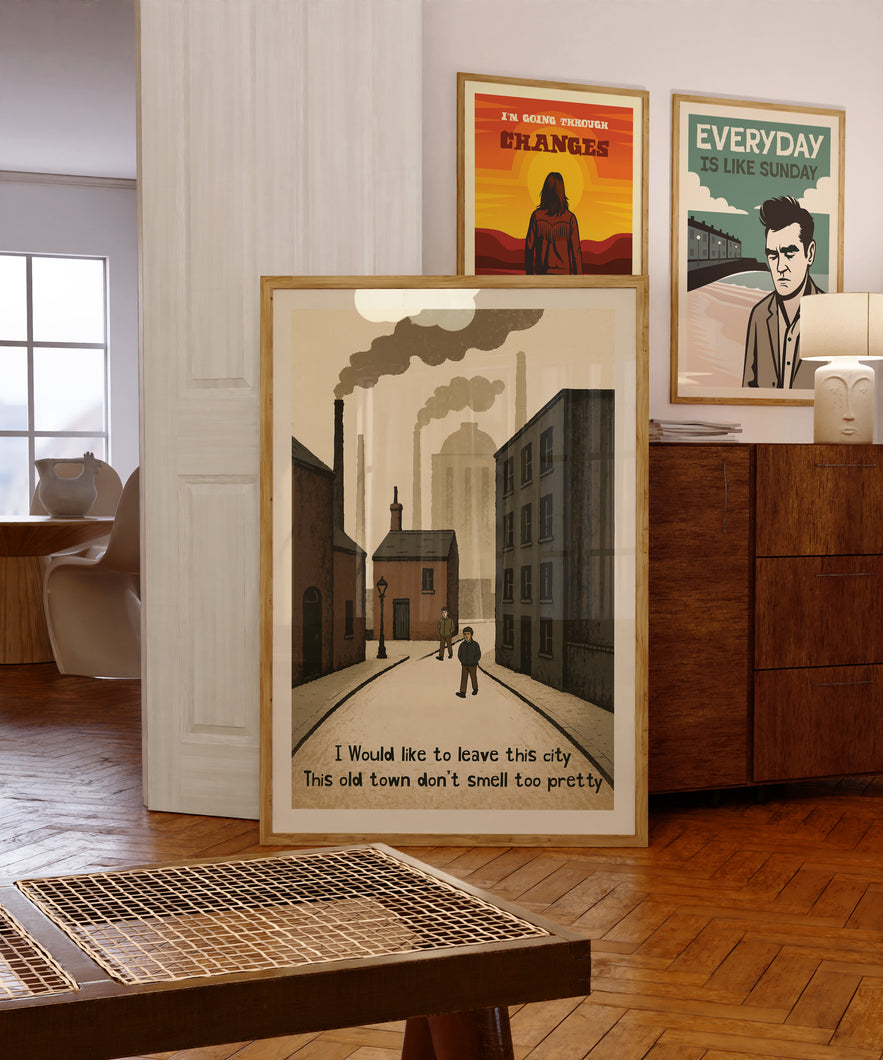 Oasis Half The World Away Poster
