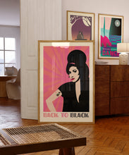 Load image into Gallery viewer, amy wnehouse back to black poster
