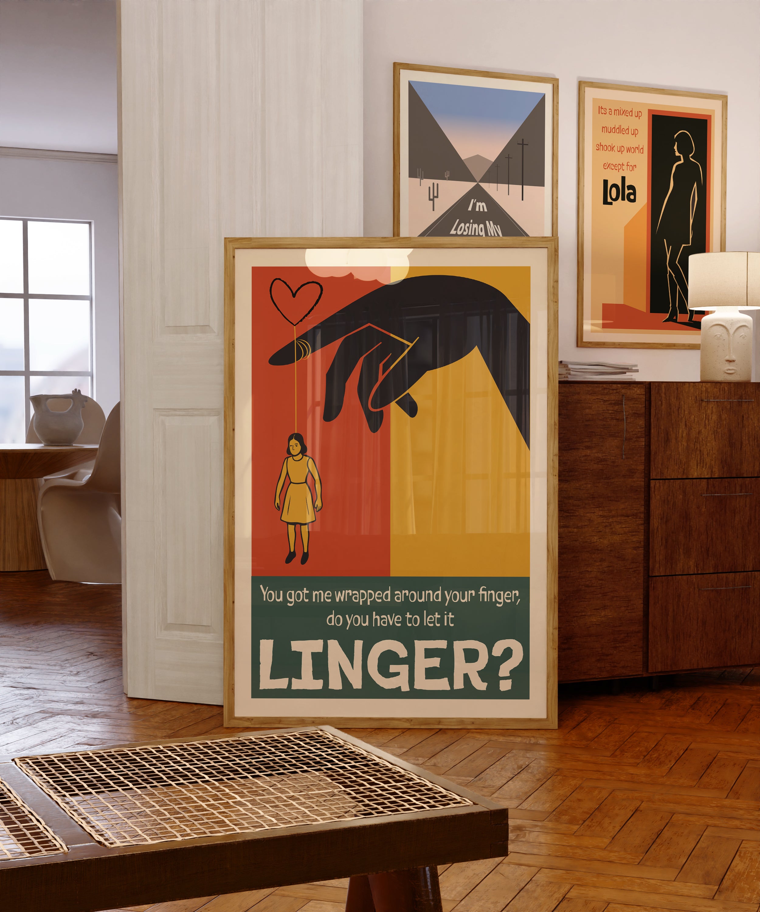 Linger Example Picture Linger Poster - Poptart Posters