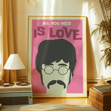 Load image into Gallery viewer, Beatles all you need is love poster
