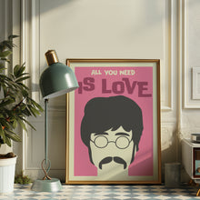 Load image into Gallery viewer, Beatles all you need is love poster
