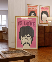 Load image into Gallery viewer, Beatles all you need is love poster
