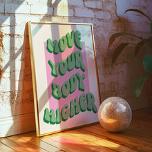 Load image into Gallery viewer, Move Your Body (Elevation) (Green) Poster
