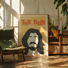 Load image into Gallery viewer, Here Comes The Sun Song Lyric Poster
