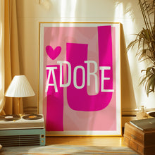 Load image into Gallery viewer, I Adore U Poster
