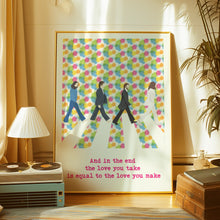 Load image into Gallery viewer, the beatles the end poster
