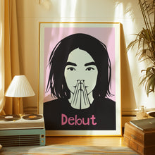 Load image into Gallery viewer, bjork debut poster
