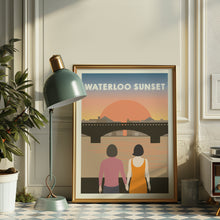 Load image into Gallery viewer, kinks waterloo sunset poster
