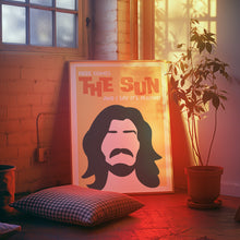 Load image into Gallery viewer, Here Comes The Sun Song Lyric Poster
