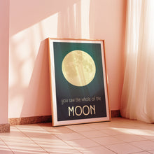 Load image into Gallery viewer, The Whole Of The Moon Poster
